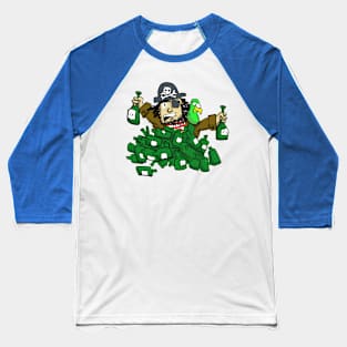 Crazy pirate Baseball T-Shirt